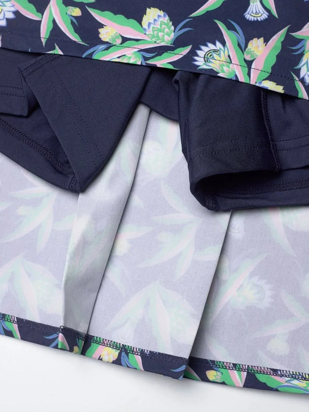 RLX Ralph Lauren Floral Golf Skort Women's Size S Navy Performance Skirt NWT